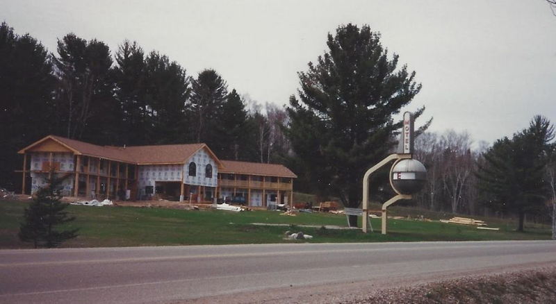 Northwoods Lodge (High Life Motel) - Out With The Old In With The New (newer photo)